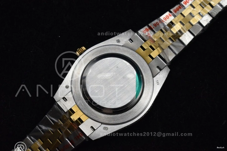 Gold Version Best 2 Tone Dial Diamond 41mm DateJust Yellow TWD Roman 0503